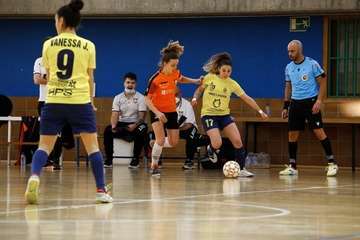 El Teldeportivo pierde en los minutos finales frente al Viaxes Amarelle (0-2)/TA.